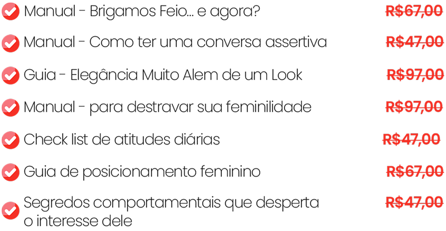 Conteúdo do Guia Prático da Atração Feminina